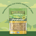 Nature Valley Protein Granola, Oats and Honey, Family Size, Resealable Bag, 17 OZ