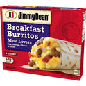 Jimmy Dean Meat Lovers Breakfast Burritos 17 oz, 4 Count (Frozen)