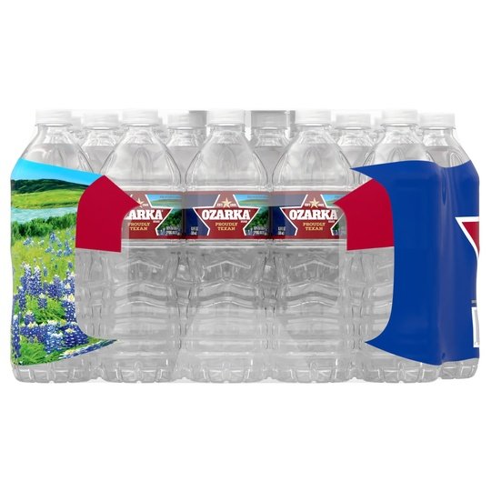 OZARKA Brand 100% Natural Spring Water, 16.9-ounce plastic bottles (Pack of 35)