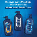 Suave Men 3 in 1 Mens Body Wash, Hair, Face and Body Wash, Citrus and Musk, All Hair Types 30 oz