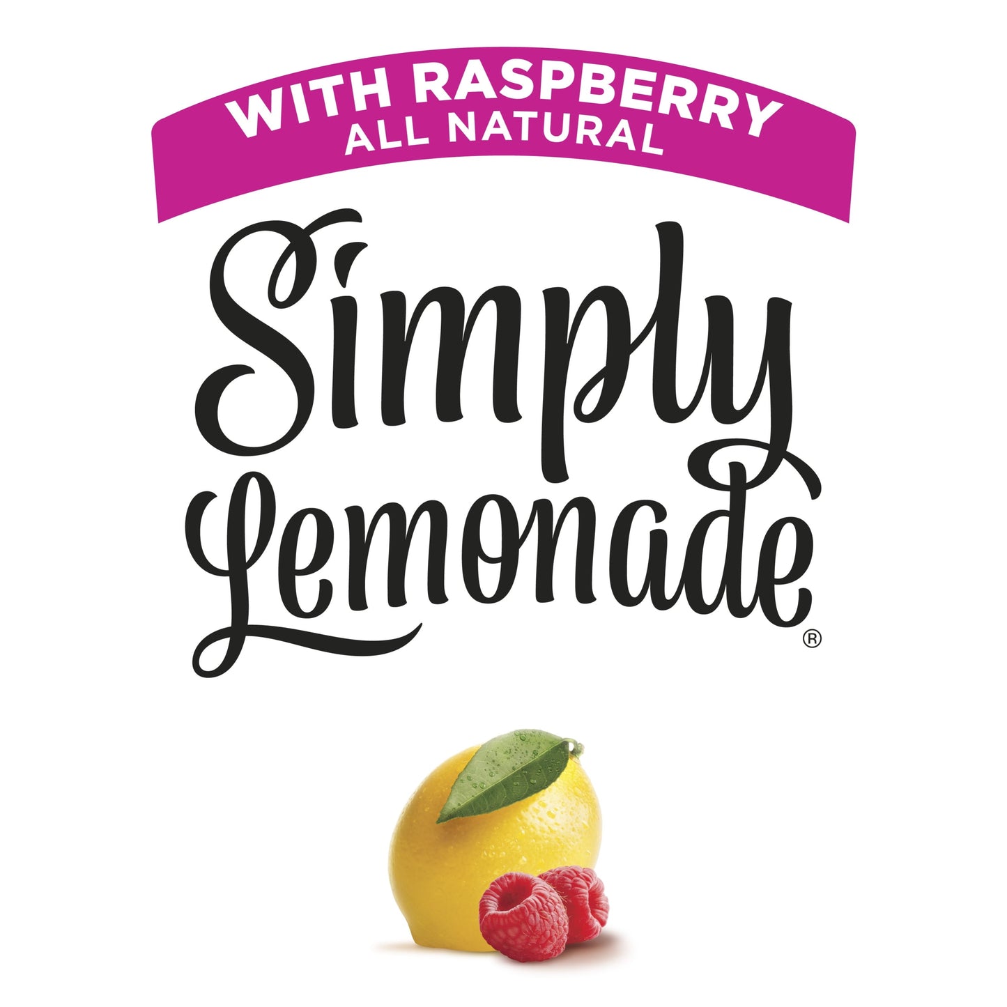 Simply Lemonade Non GMO All Natural Raspberry Lemonade Juice, 11 fl oz Bottle