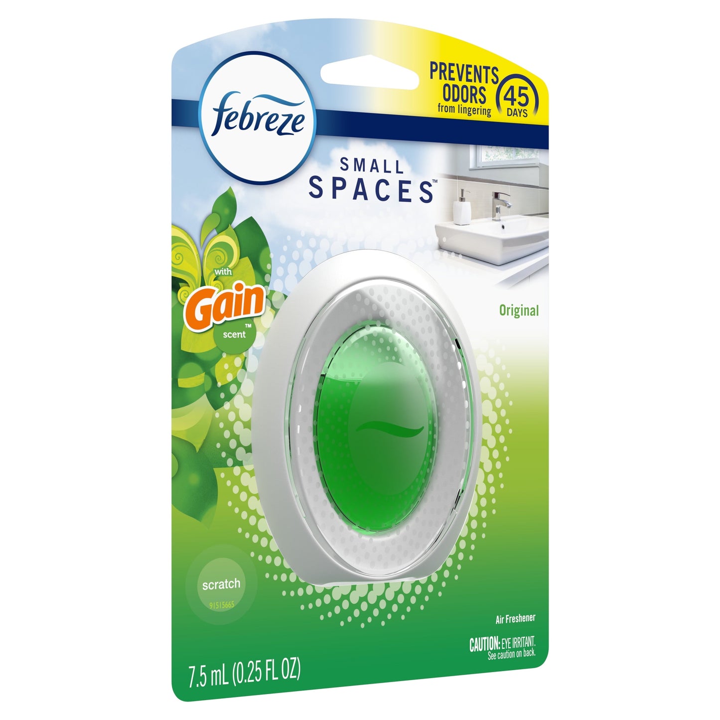 Febreze Small Spaces Air Freshener, Gain Original Scent, 1 Count