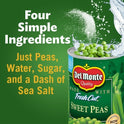 (4 Cans) Del Monte Sweet Peas Canned Vegetables, 15 oz