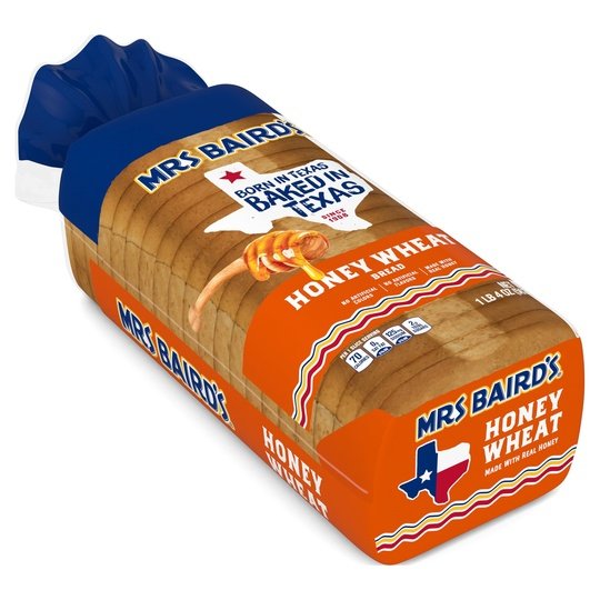 Mrs Baird's Honey Wheat Bread, 20 oz