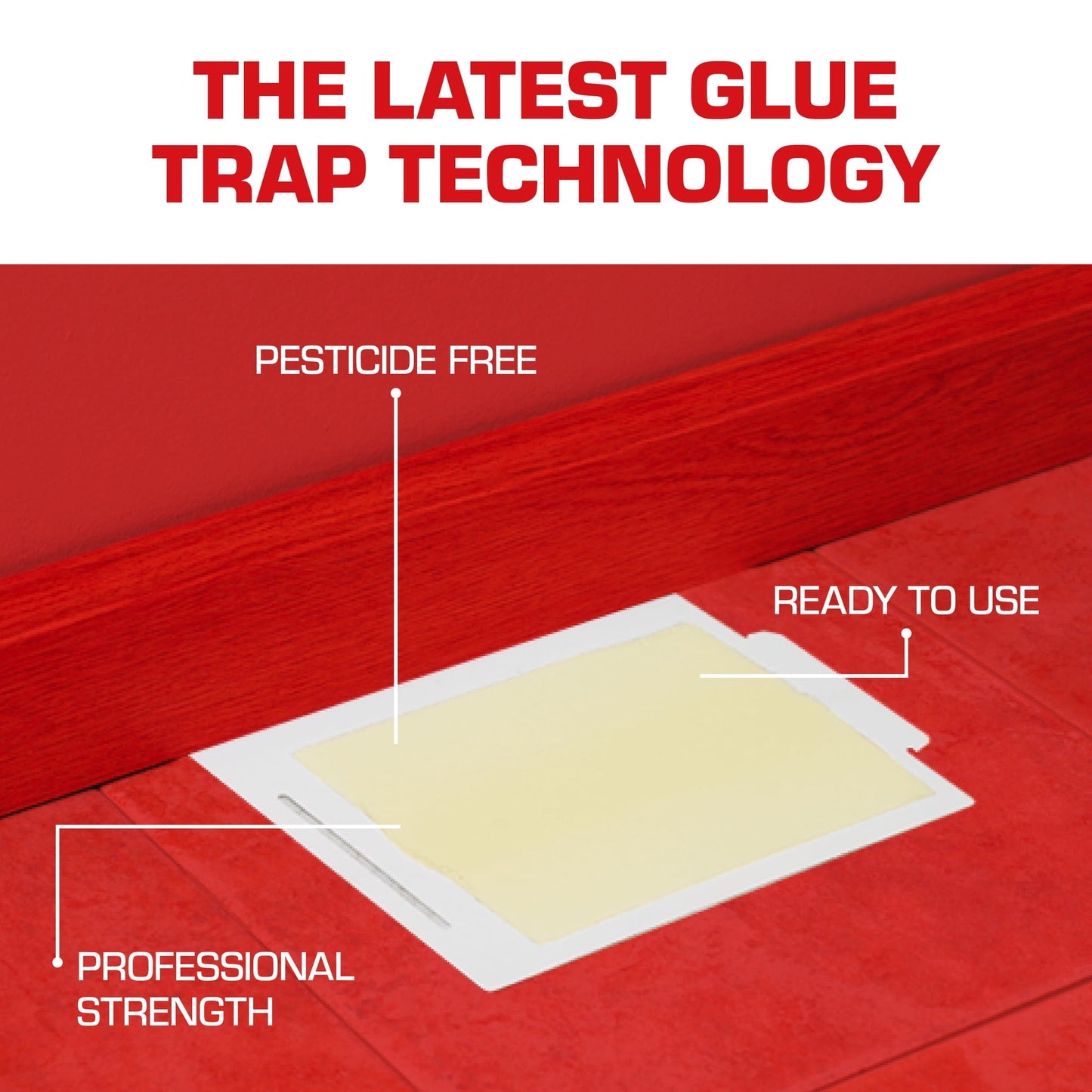 Tomcat Glue Boards with Immediate Grip Glue, Ready-To-Use, 4 Traps