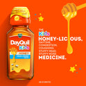 Vicks DayQuil Kids & NyQuil Kids Cold & Cough Relief LIquid, Over-the-Counter Medicine, Honey, 2x8 oz