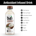 Bai Molokai Coconut Antioxidant Infused Flavored Water, 18 fl oz, Bottle