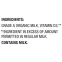 Horizon Organic Whole High Vitamin D Milk, Half Gallon