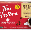 Tim Hortons Original Blend Medium Roast K-Cup Coffee Pods for Keurig Brewers, 72 Ct