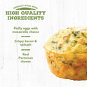 Jimmy Dean Delights Bacon & Spinach Frittatas, 12 oz, 6 Ct (Frozen)