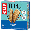 CLIF BAR Thins - Chocolate Chip - Crispy Snack Bars - Made with Organic Oats - Non-GMO - Plant-Based - 100 Calorie Packs - 0.78 oz. (7 Pack)