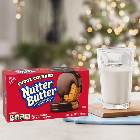 Nutter Butter Fudge Covered Peanut Butter Sandwich Cookies, 7.9 oz