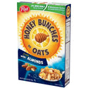 Post Honey Bunches of Oats with Almonds Breakfast Cereal, Family Size Cereal, 18 oz Box