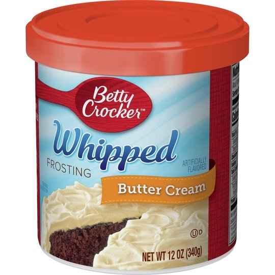 Betty Crocker Gluten Free Whipped Butter Cream Frosting, 12 oz.