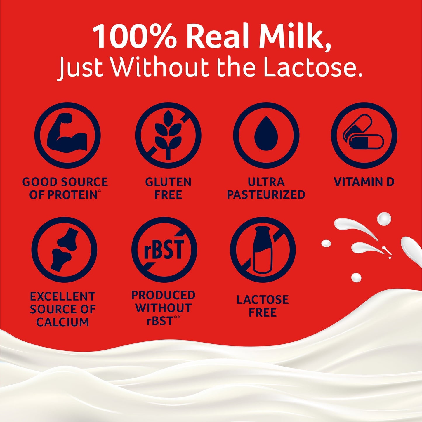 Lactaid Whole Milk, 64 oz