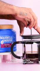 Maxwell House Dark French Roast Ground Coffee, 25.6 oz. Canister