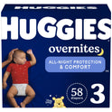 Huggies Overnites Nighttime Diapers, Size 3, 58 Ct (Select for More Options)