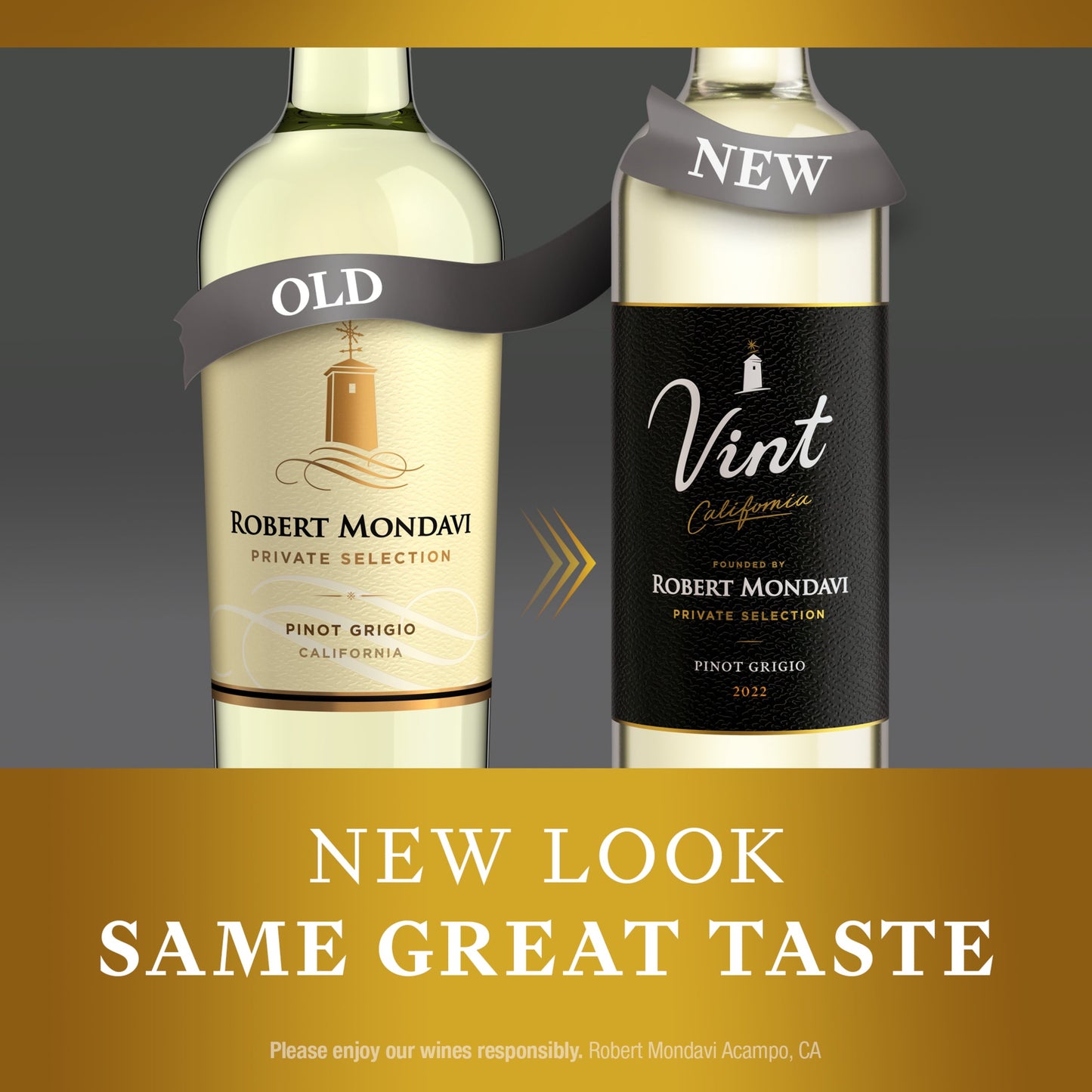 Robert Mondavi Private Selection Pinot Grigio White Wine, 750 ml Bottle, 13% ABV