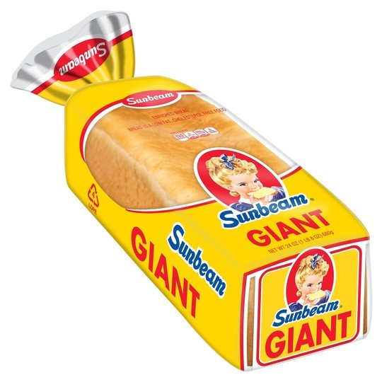 Sunbeam Giant White Bread, Sliced Sandwich Bread Loaf, 24 oz