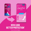 CAREFREE® Panty Liners, Extra Long, Unscented, 8 Hour Odor Control, 93ct
