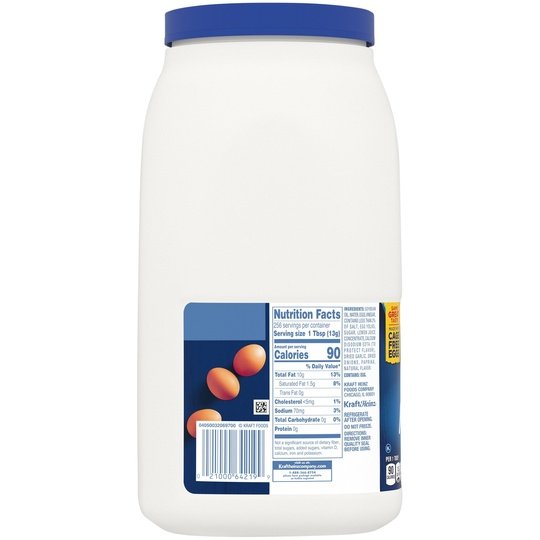 Kraft Real Mayo Creamy & Smooth Mayonnaise, 1 gal Jug