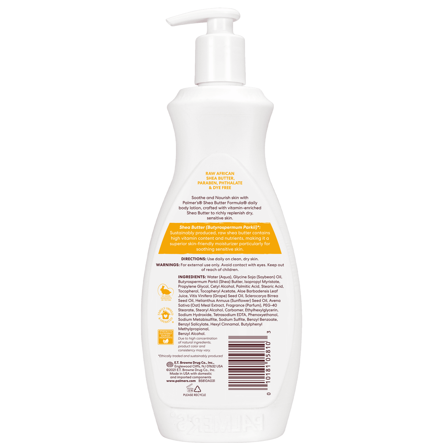 Palmer's Shea Butter Formula Raw Shea Nourishing Body Lotion for Dry Skin, 20 fl.oz.