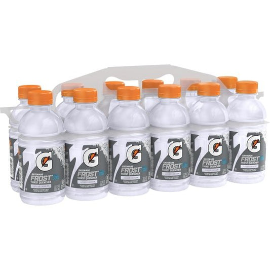 Gatorade Frost Glacier Cherry Thirst Quencher Sports Drink, 12 oz, 12 Pack Bottles