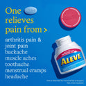 Aleve Caplets Easy Open Arthritis Cap Naproxen Sodium Pain Reliever, 90 Count