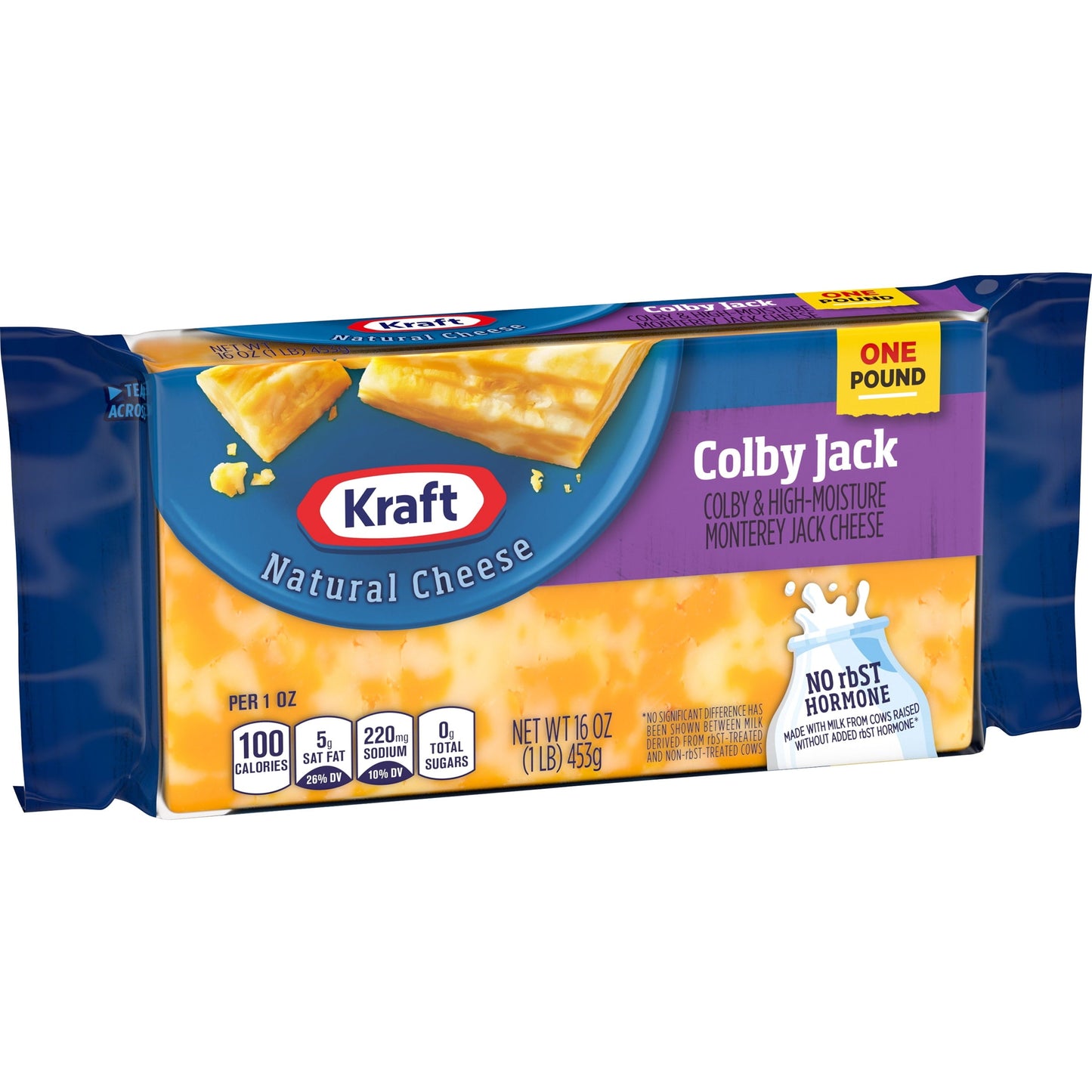 Kraft Colby Jack Marbled Cheese, 16 oz Block