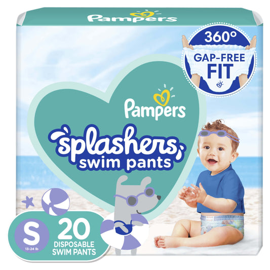 Pampers Splashers Swim Diapers Size S 20 Count (Select for More Options)