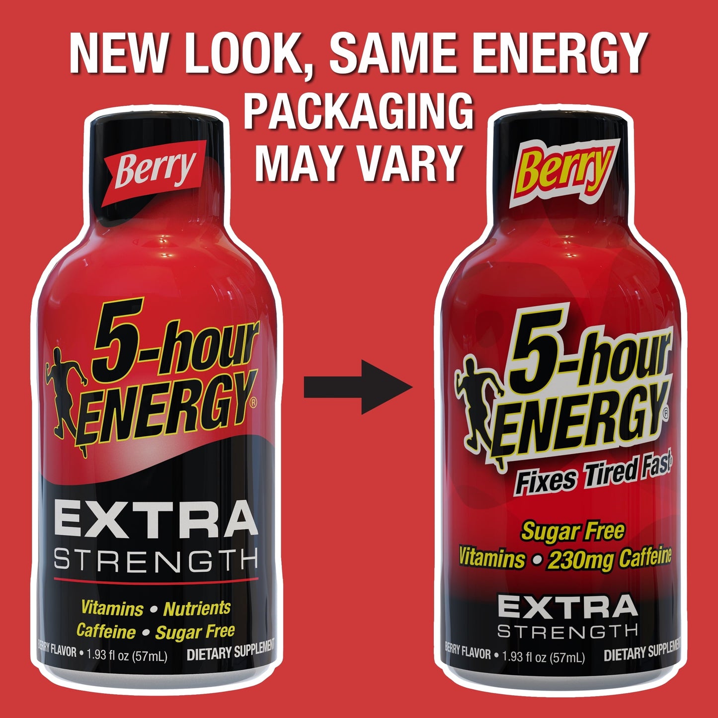 5-hour Energy Shot, Extra Strength, Berry