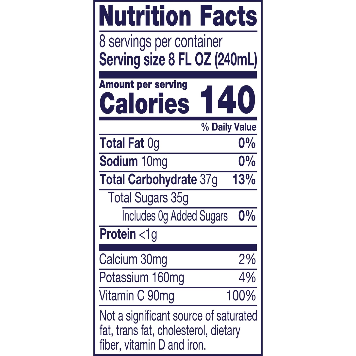 Welch's 100% Grape Juice, Concord Grape, 64 fl oz Bottle