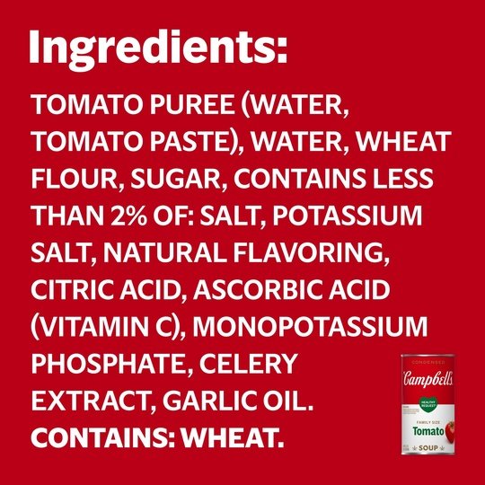 Campbell's Condensed Healthy Request Tomato Soup, 23.2 Ounce Can