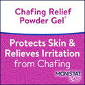 Monistat Chafing Relief Powder Gel, Anti-Chafe Protection, Fragrance Free, 1.5 Oz