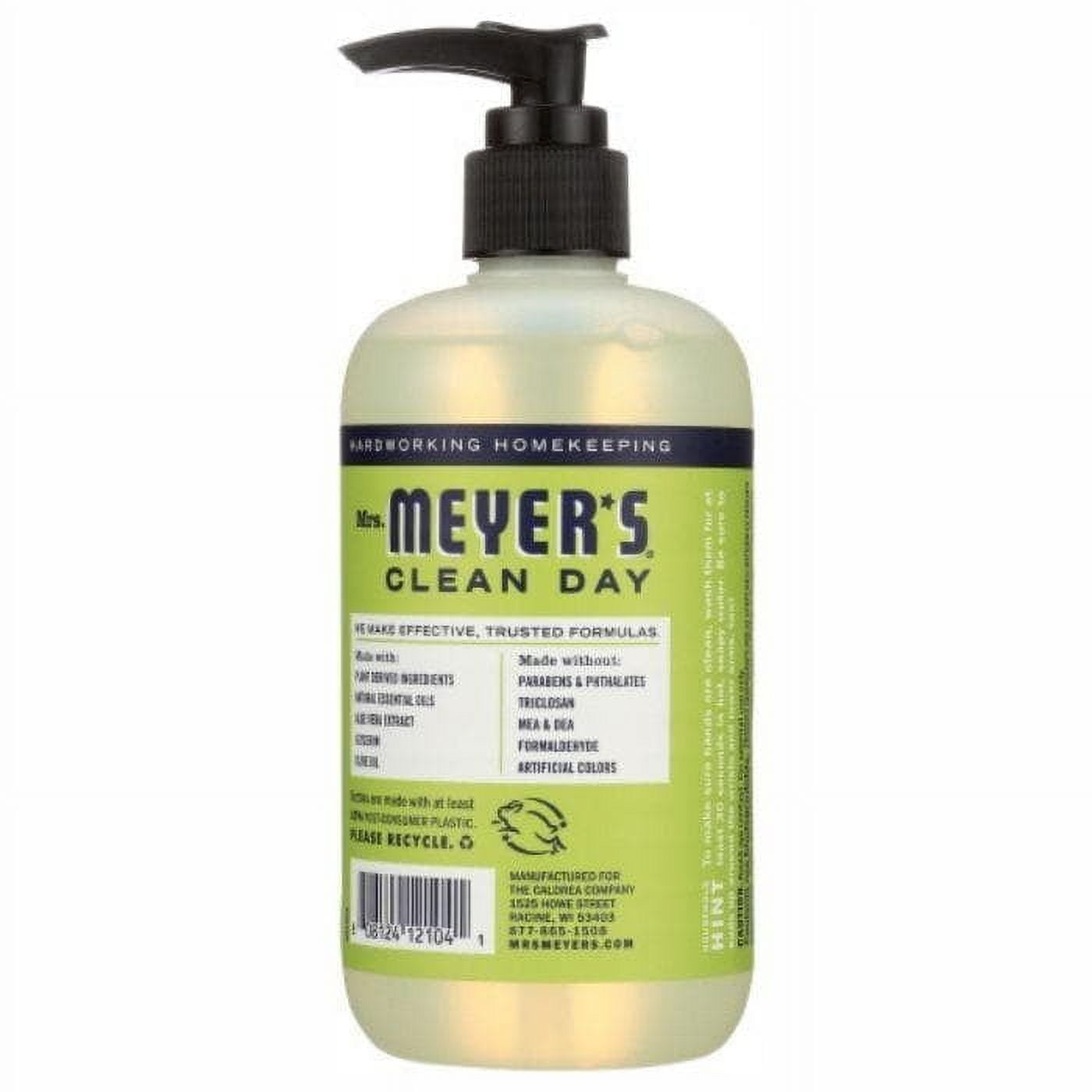 Mrs. Meyer's Clean Day Liquid Hand Soap, Lemon Verbena Scent, 12.5 Ounce Bottle