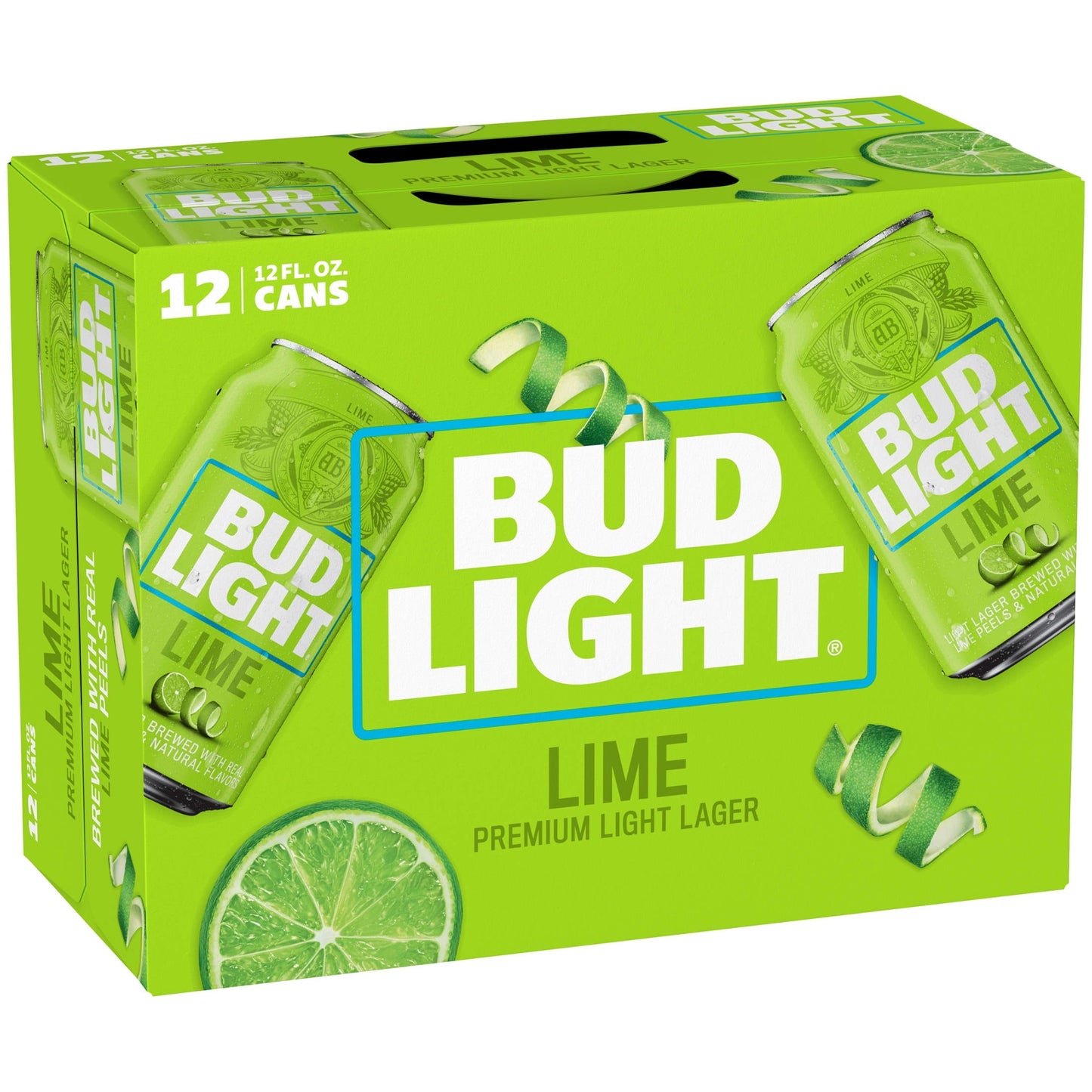 Bud Light Lime Beer, 12 Pack 12 fl. oz. Cans, 4.2% ABV, Domestic