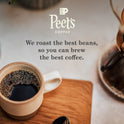 Peet's Coffee Decaf Major Dickason's Blend Ground Coffee, Premium Dark Roast, 100% Arabica, 10.5 oz