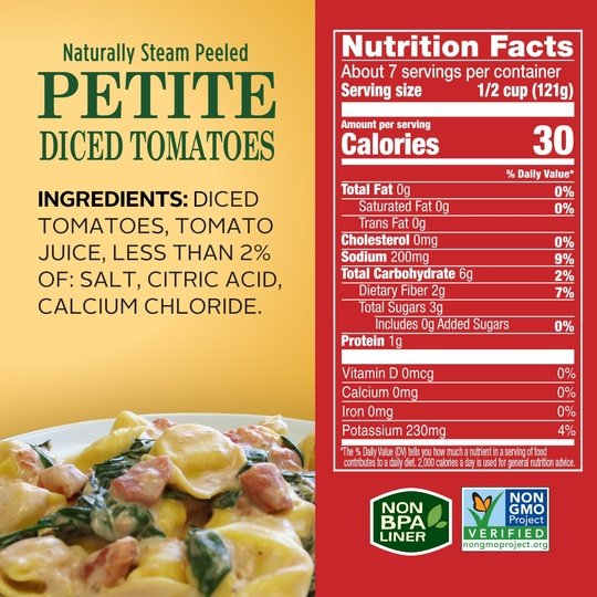 Hunt's Petite Diced Tomatoes, Tomatoes, 28 oz