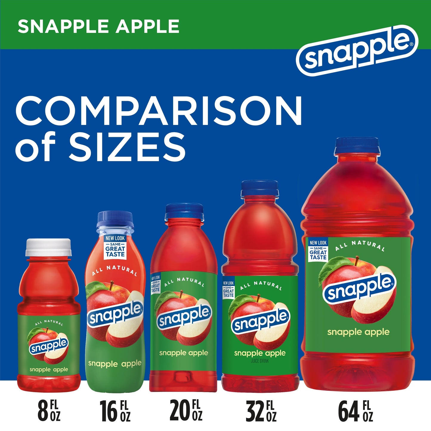 Snapple Apple Juice Drink, 64 fl oz, Bottle