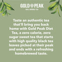 Gold Peak Real Brewed Tea Sugar Diet Iced Sweet Tea Bottled Drink, 18.5 fl oz