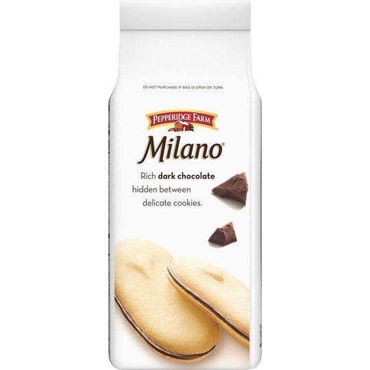 Pepperidge Farm Milano Dark Chocolate Cookies, 6 oz Bag (15 Cookies)