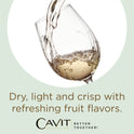 Cavit Collection Cavit Pinot Grigio Valdadige White Wine Glass Bottle 750ml