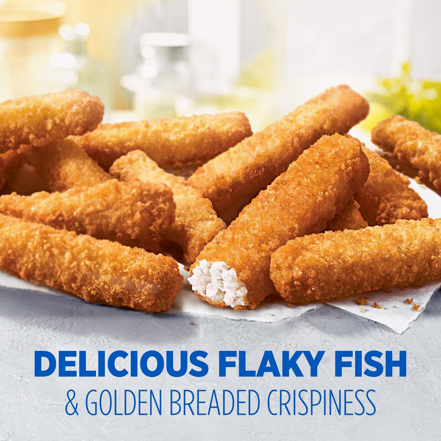 Van De Kamp's Wild Caught Crunchy Breaded Fish Sticks, 24.6 oz, 44 Ct (Frozen)