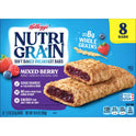 Kellogg's Nutri-Grain Mixed Berry Chewy Soft Baked Breakfast Bars, Ready-to-Eat, 10.4 oz, 8 Count