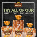 Nature's Own Perfectly Crafted Brioche Style Butter Rolls, Non-GMO Dinner Rolls, 12 Count