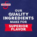 Swanson 100% Natural, 50% Less Sodium Beef Broth, 32 oz Carton
