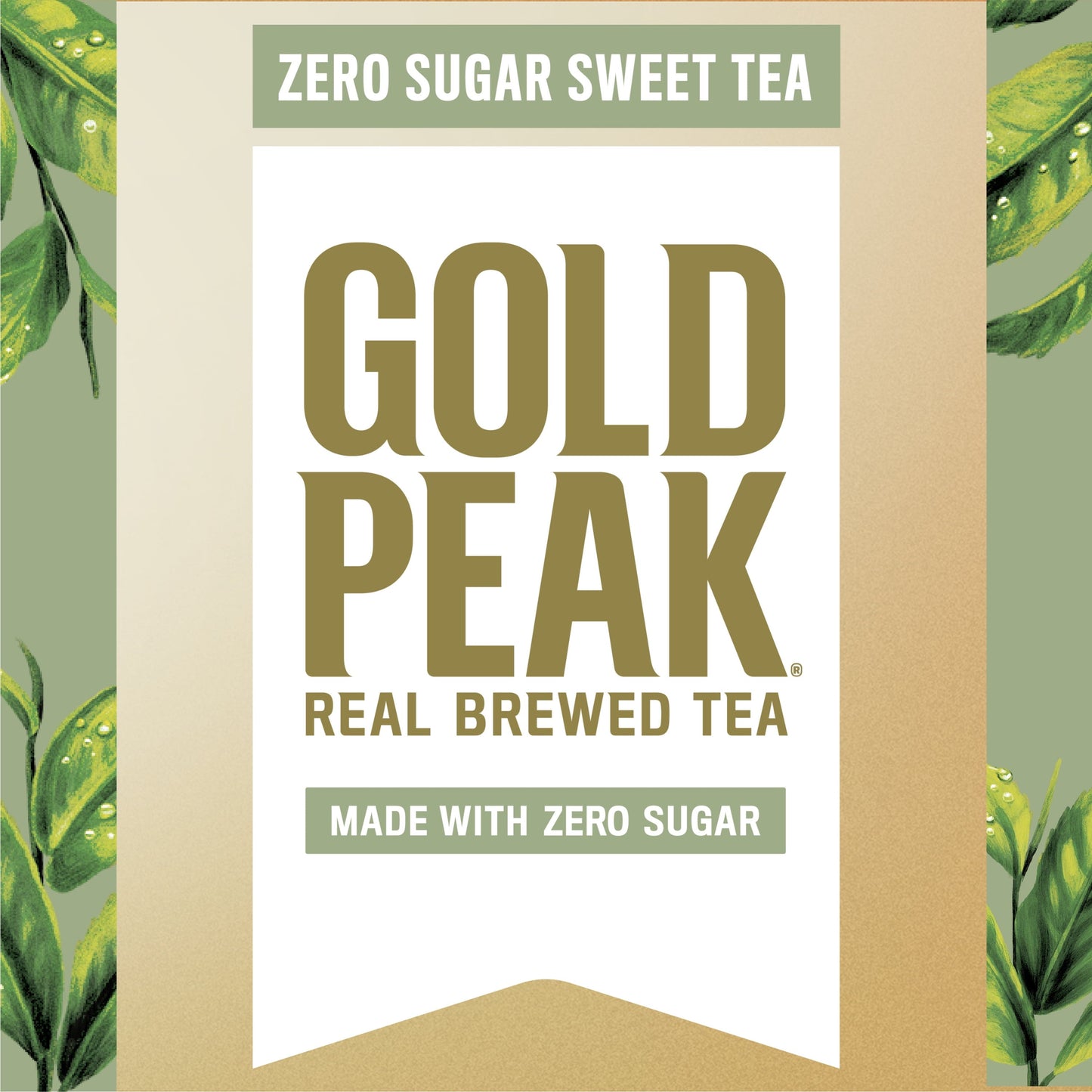 Gold Peak Real Brewed Tea Sugar Diet Iced Sweet Tea Bottled Drink, 18.5 fl oz