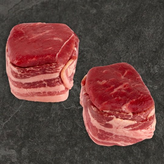 Beef Choice Angus Bacon-Wrapped Sirloin Steak 2 Pack, 0.41 - 2.0 lb