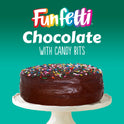 Pillsbury Funfetti Chocolate Cake Mix with Candy Bits, 15.25 Oz Box