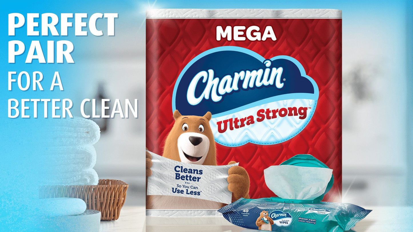 Charmin Ultra Strong Toilet Paper, 12 Mega Rolls